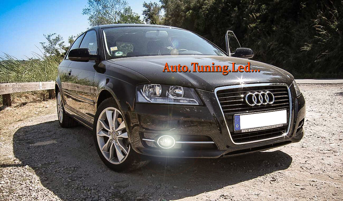 H8 LED FOG LIGHTS CREE RESISTANCE CANBUS 6000K AUDI A3 8P 08-12