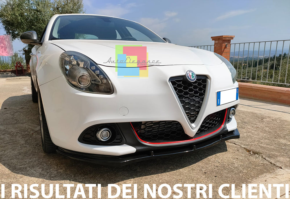 SPLITTER FOR ALFA ROMEO GIULIETTA 2010-2020 UNDER FRONT BUMPER ABS LIP
