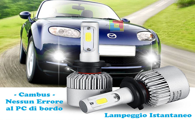 LAMPADE FENDINEBBIA A LED CREE MAZDA MX-5 05-14 CAMBUS BIANCO GHIACCIO