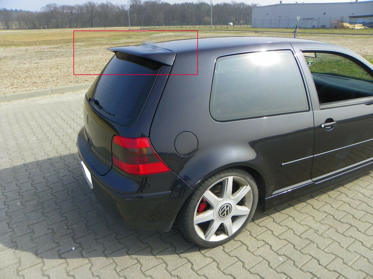 REAR ROOF SPOILER WING R32 LOOK - VW GOLF 4 IV 1997 TO 2005