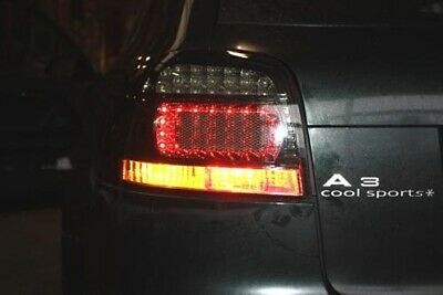 LED REAR LIGHTS RESTYLING LOOK BLACK LIGHTS AUDI A3 8P 2004-2008 3 DOORS
