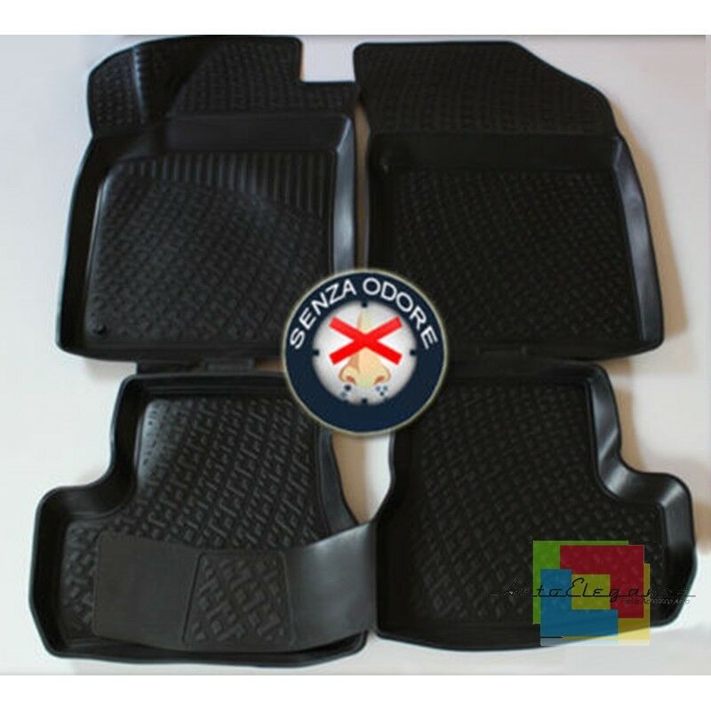 CITROEN C3 2009+ SET TAPPETINI AUTO IN GOMMA - TAPPETI TOP QUALITA -. AUTOELEGANCERICAMBI