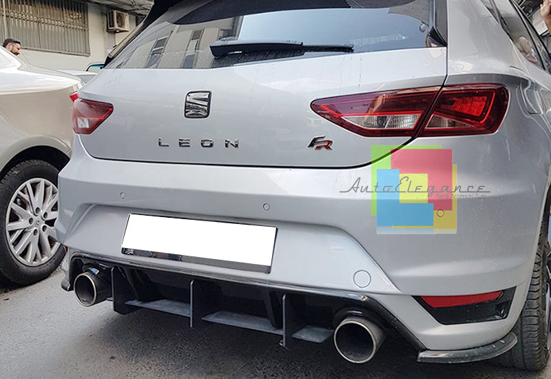 UNDER BUMPER SEAT LEON 5F REAR FLAPS SPOILER ABS LOOK FR