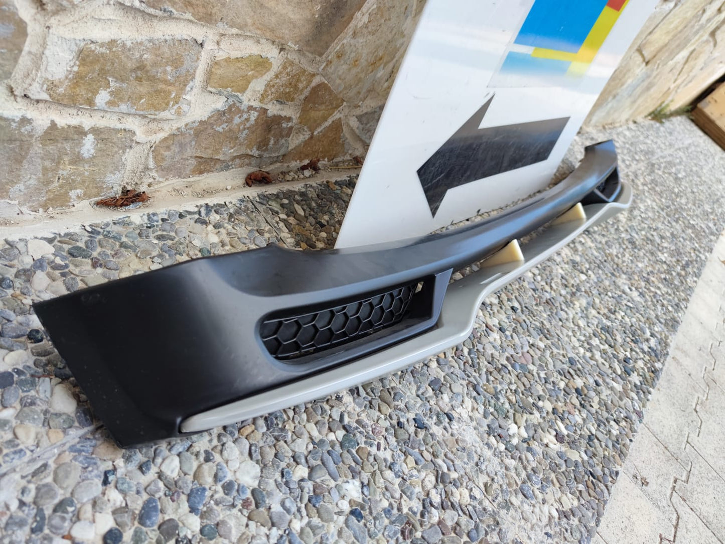 SMART FORTWO 453 SPOILER SOTTO PARAURTI ANTERIORE SPORTIVO IN ABS