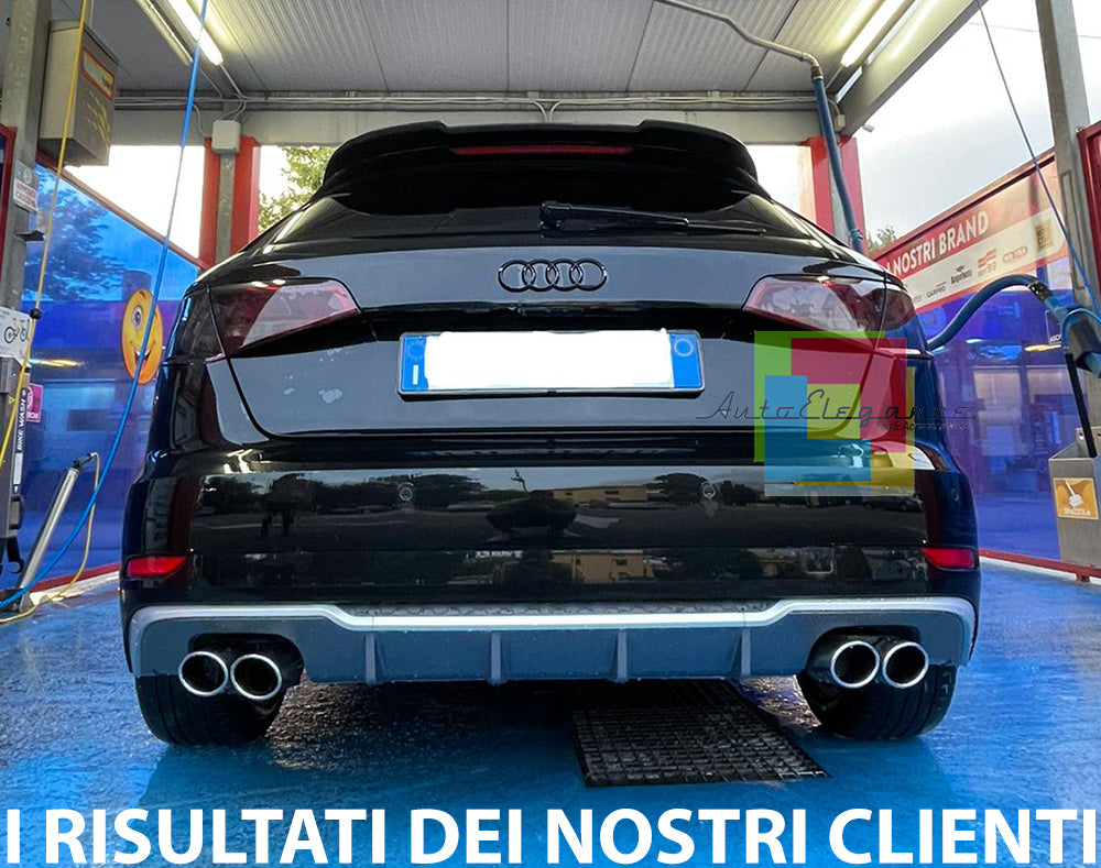 UNDER BUMPER AUDI A3 8V SPORTBACK 2016-2019 STANDARD RESTYLING DIFFUSER S3