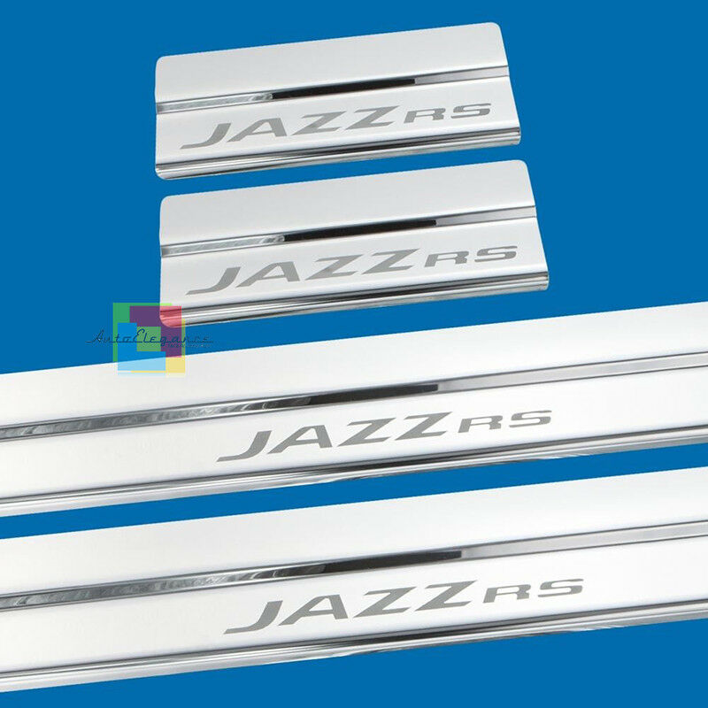 HONDA JAZZ MK4 2013 ONWARDS CHROME ADHESIVE DOOR SILL SPORT LOOK 4 PIECES