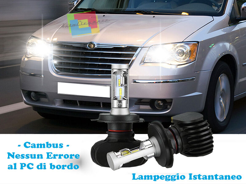 LAMPADE ABBAGLIANTI LAMPEGGIO ISTANTANEO A LED CHRYSLER GRAND VOYAGER V CREE