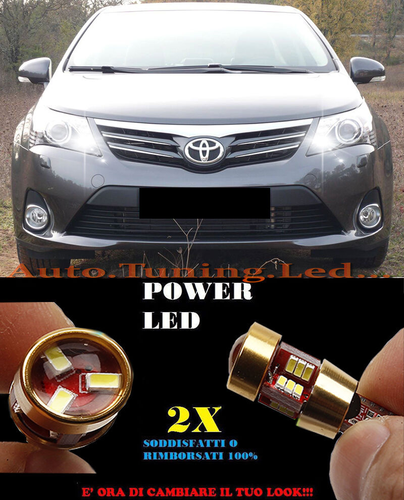 POSITION LIGHTS TOYOTA AVENSIS 2009-2012 CANBUS T10 WHITE 27 LED SUPER QUALITY