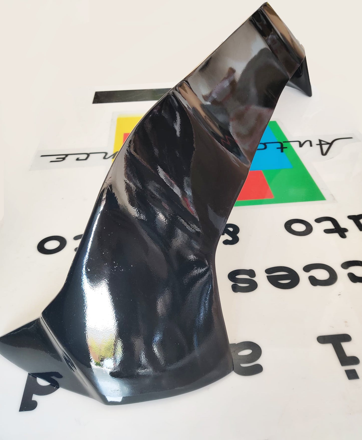 RENAULT CLIO 4 2012-2019 REAR ROOF SPOILER SPORTY LOOK RS GLOSSY BLACK