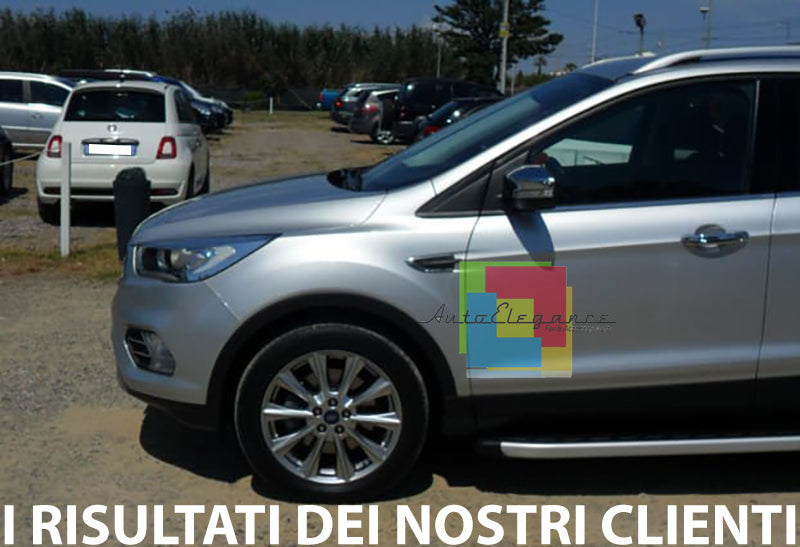 PEDANE LATERALI FORD KUGA II 2012-2018 SOTTO PORTA ANTISCIVOLO