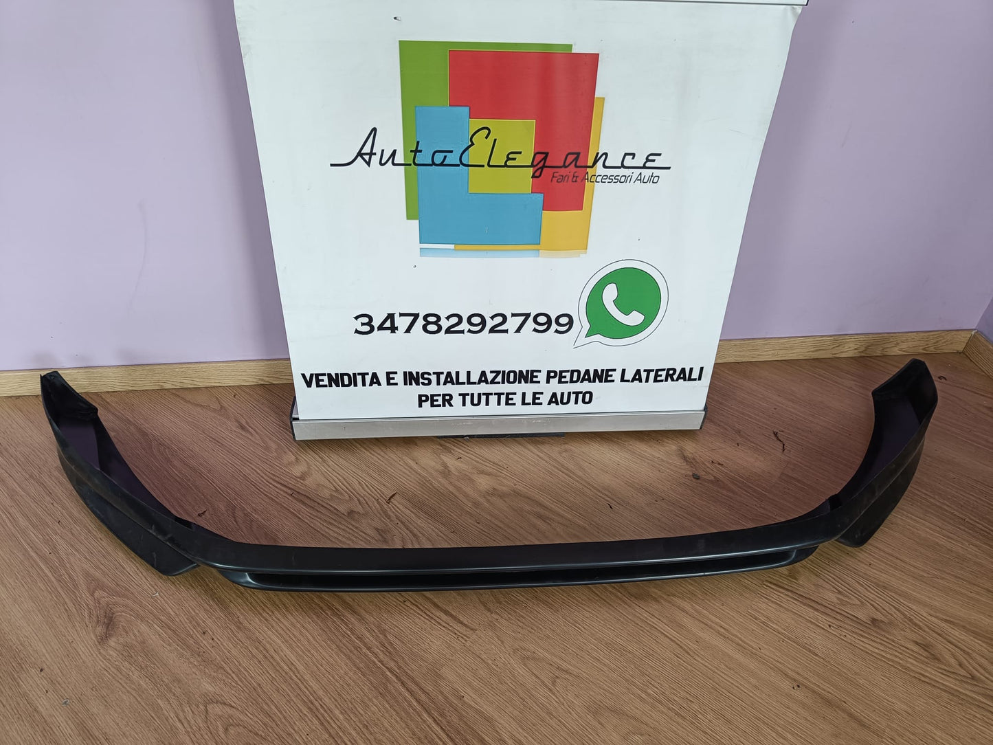 VW POLO AW1 2017+ FRONT BUMPER SPOILER ABS SPORT LOOK R 0262
