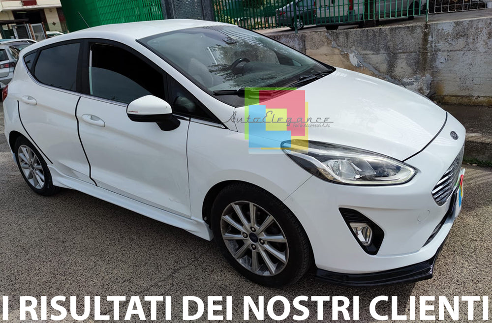 FORD FIESTA VII 2018+ MINIGONNE LATERALI LOOK SOTTO PORTA ZETEC ST IN ABS