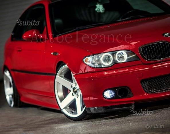 Bmw serie 3 e46 coupe cabrio kit angel eyes led AUTOELEGANCERICAMBI