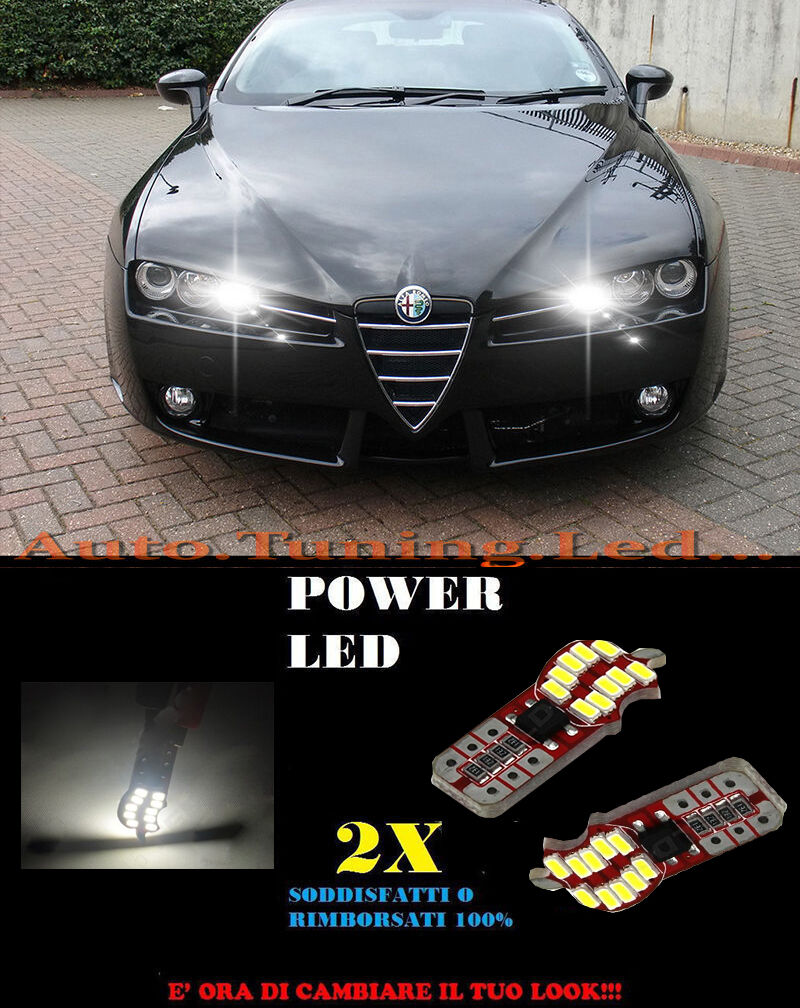 POSITION LIGHTS ALFA ROMEO BRERA CANBUS T10 WHITE 20 LED SUPER QUALITY