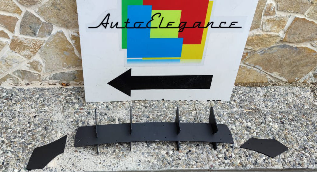 VW GOLF 7.5 2016-2020 REAR BUMPER FLAPS R IN ABS SPOILER