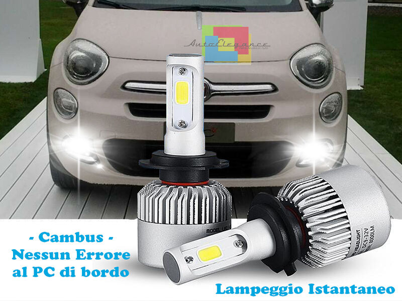 LED FOG LIGHTS FIAT 500X CAMBUS ICE WHITE