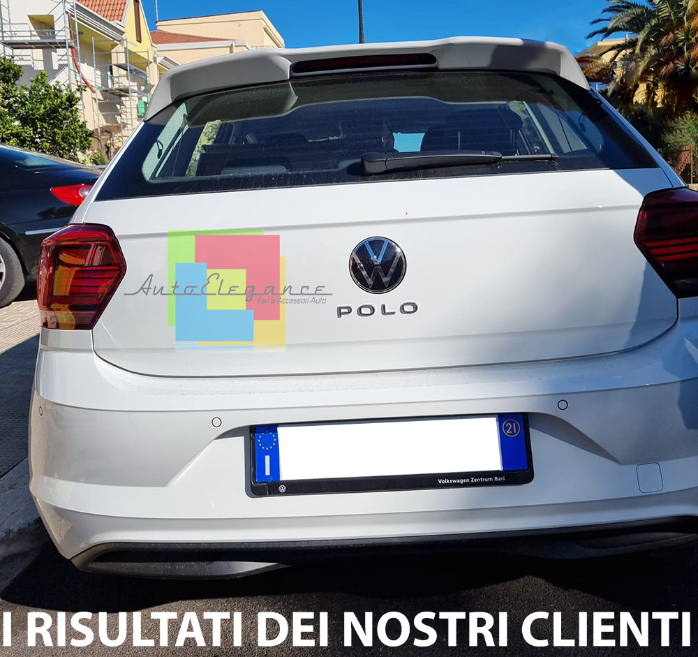 REAR ROOF SPOILER VW POLO AW1 2017+ ABS / PLASTIC RLINE WING