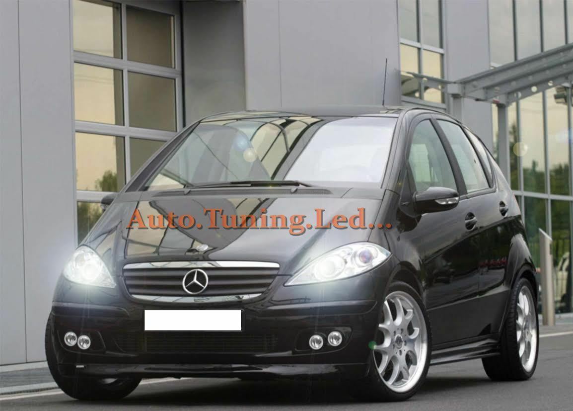 MERCEDES W169 CLASSE A COPPIA LAMPADE H7 BLUE XENON BIANCO ANABBAGLIANTE 55W 12V