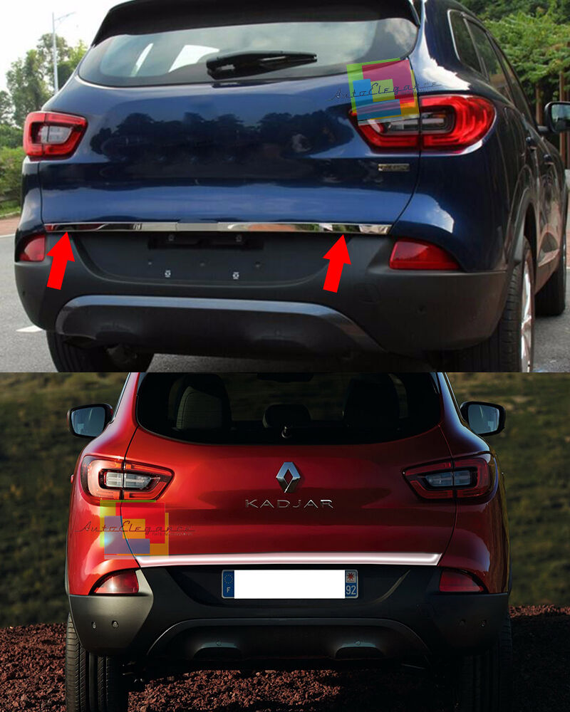 MODANATURE ADESIVE RENAULT KADJAR 2015+ CORNICE CROMATA POSTERIORE ACCIAIO