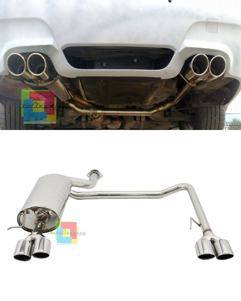MARMITTA COMPLETA BMW SERIE 5 E60 E61 2003-2010 QUATTRO SCARICHI LOOK M5