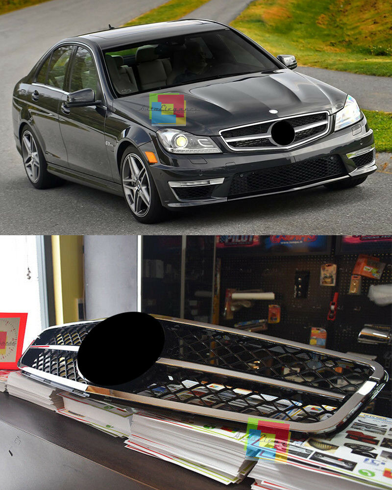 GRIGLIA ANTERIORE MERCEDES C W204 S204 C204 2007-2014 CALANDRA C63 AMG - CROMATA