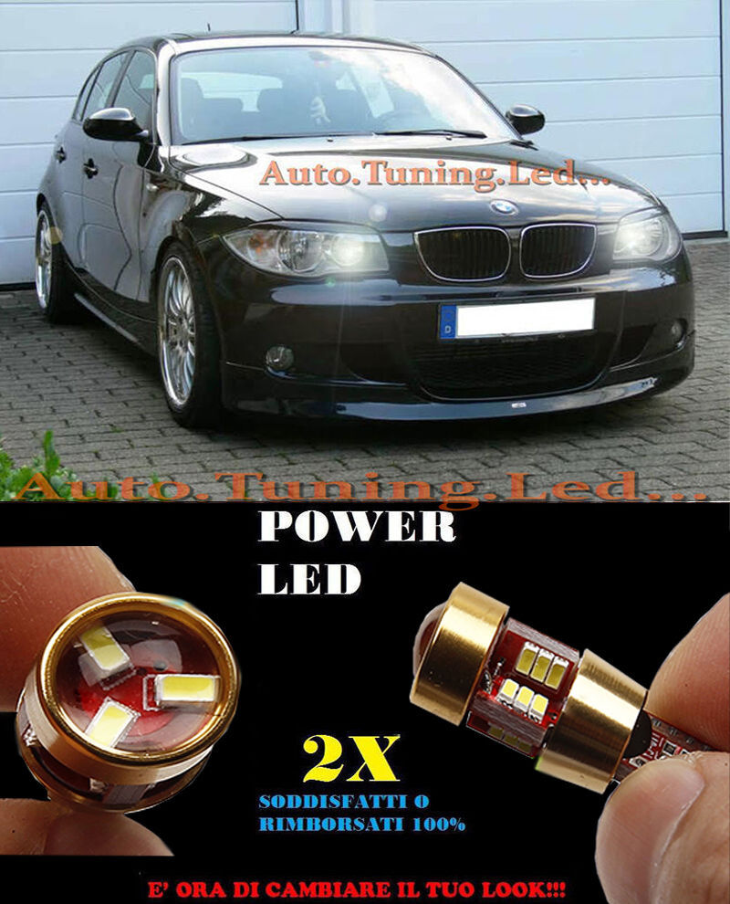 POSITION LIGHTS BMW 1 SERIES E87 E82 E81 E88 CANBUS T10 WHITE 27 LED SUPER QUALITY