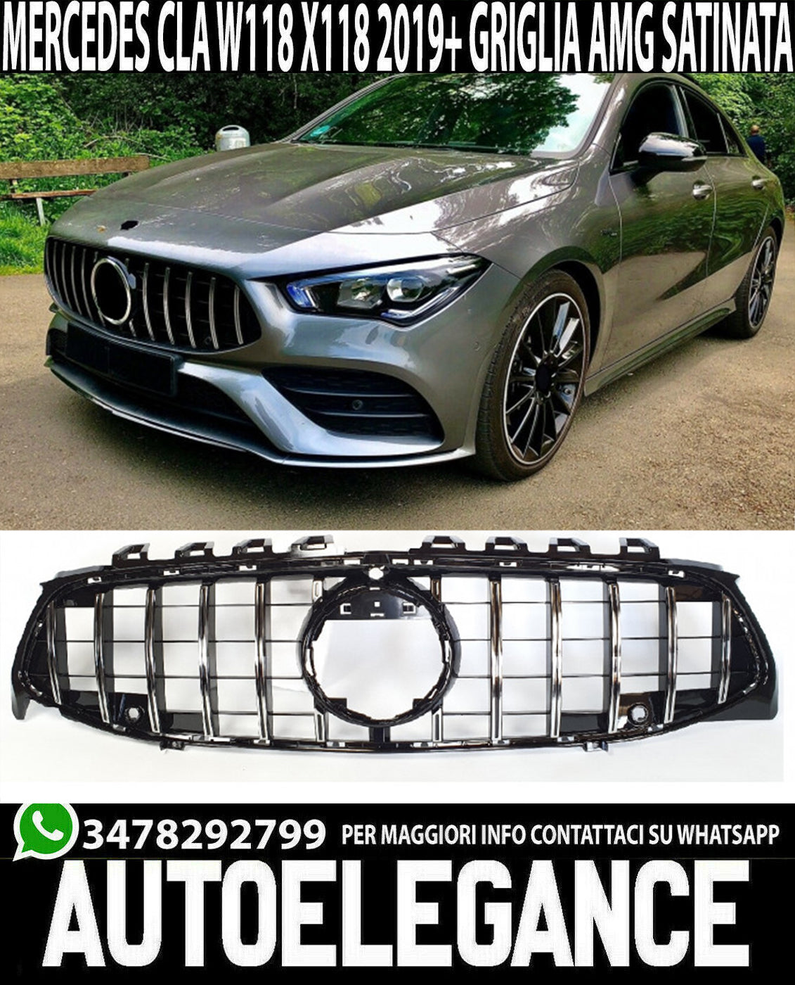 Kühlergrill GT Zu Mercedes CLA W118 NEU Im Kanton Aargau