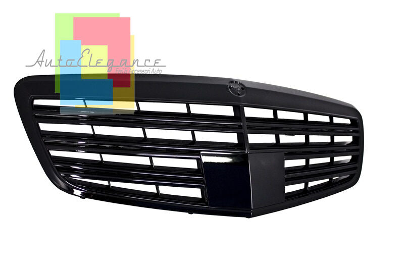MERCEDES W221 RESTYLING 2011-2013 FRONT GRILLE LOOK AMG S63 - NO LOGO -