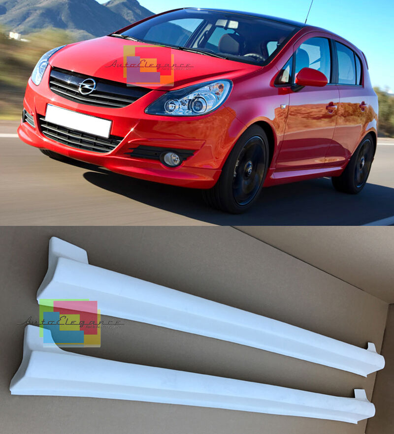 SIDE SKIRTS - OPEL CORSA D 5 DOORS 06-14 OPC LOOK UNDER DOOR