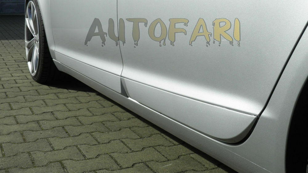 LATERALI S6 MINIGONNE AUDI A6 4F C6 2004-2011 SPOILER SOTTOPORTA MODANATURE -1-