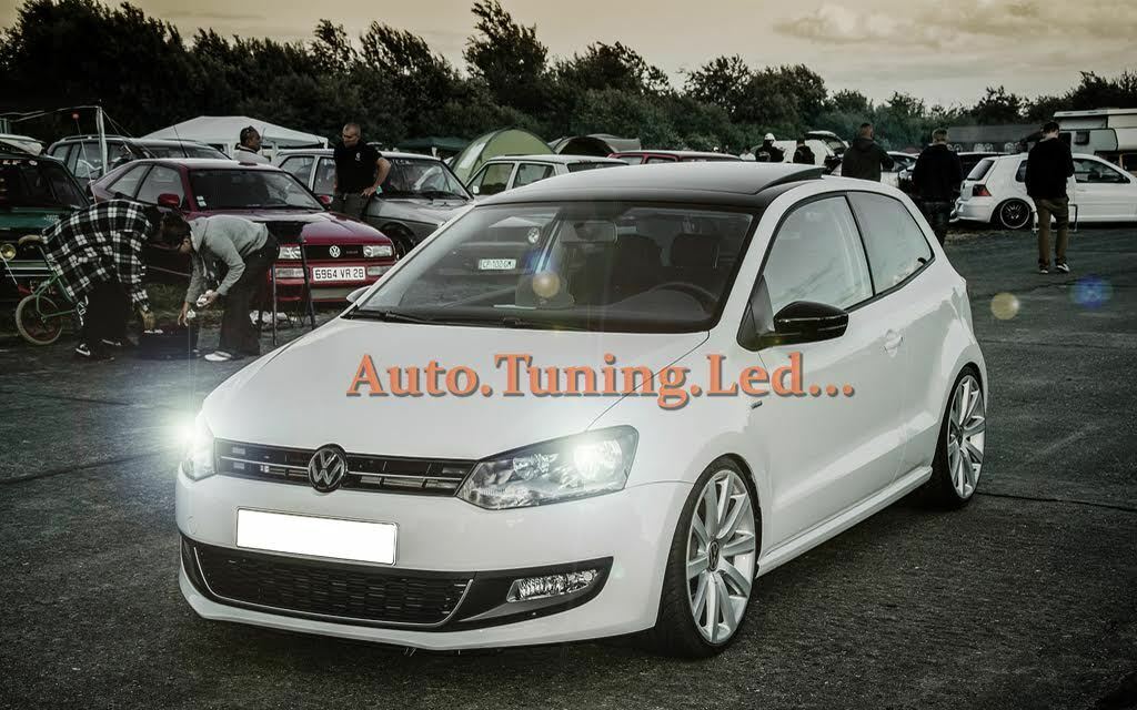 VW POLO 6R 09 - 14 LUCI ANABBAGLIANTI COPPIA NO ERROR H7 BLU EFFETTO XENON
