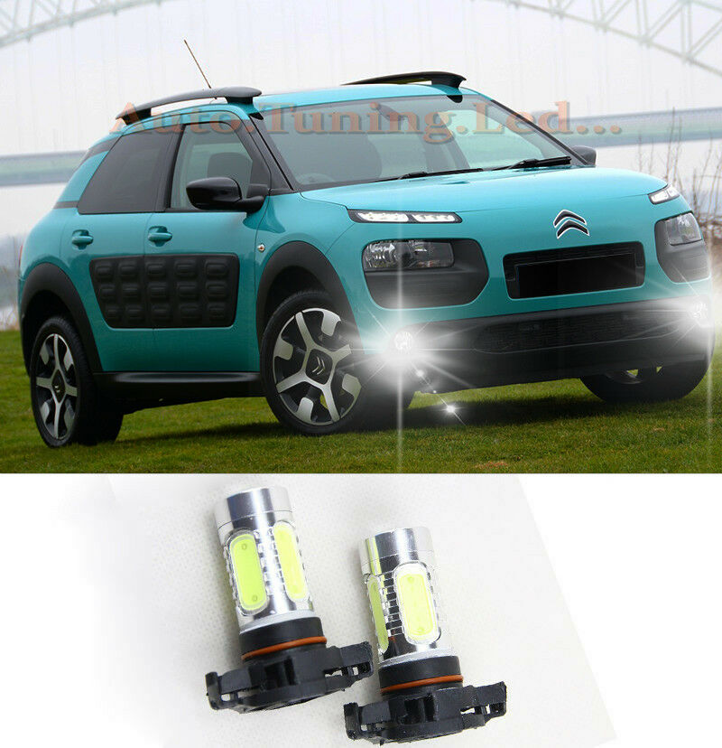 COPPIA LAMPADE FENDINEBBIA PSX24W LED CREE COB CANBUS CITROEN C4 CACTUS AUTOELEGANCERICAMBI