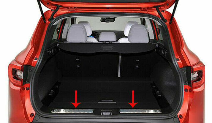 PIASTRA CROMATA INTERNO POSTERIORE RENAULT KADJAR 2015+ ACCIAIO INOX