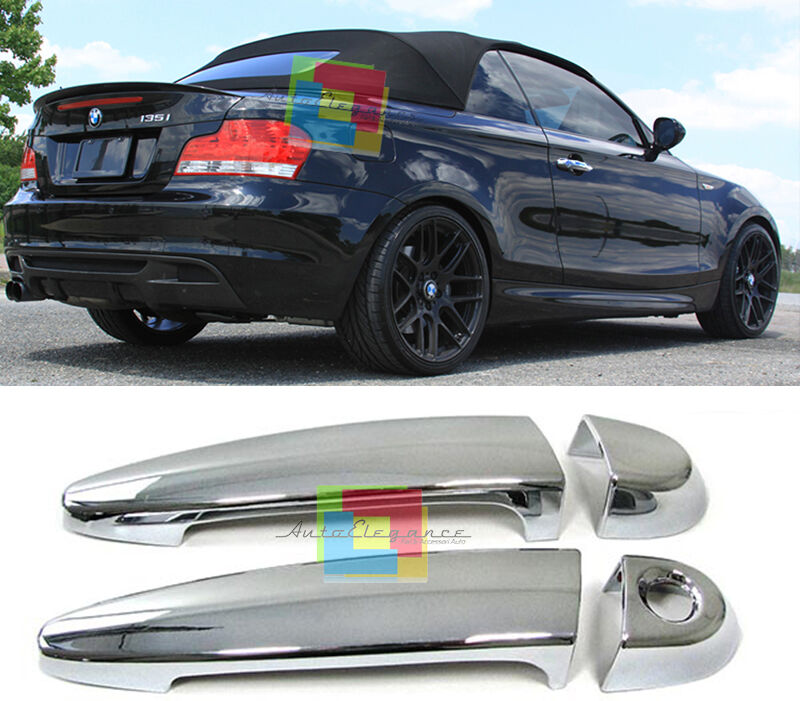 SET COPRI MANIGLIE CROMATE PER BMW SERIE 1 E81 E82 E88 E 2004-2011