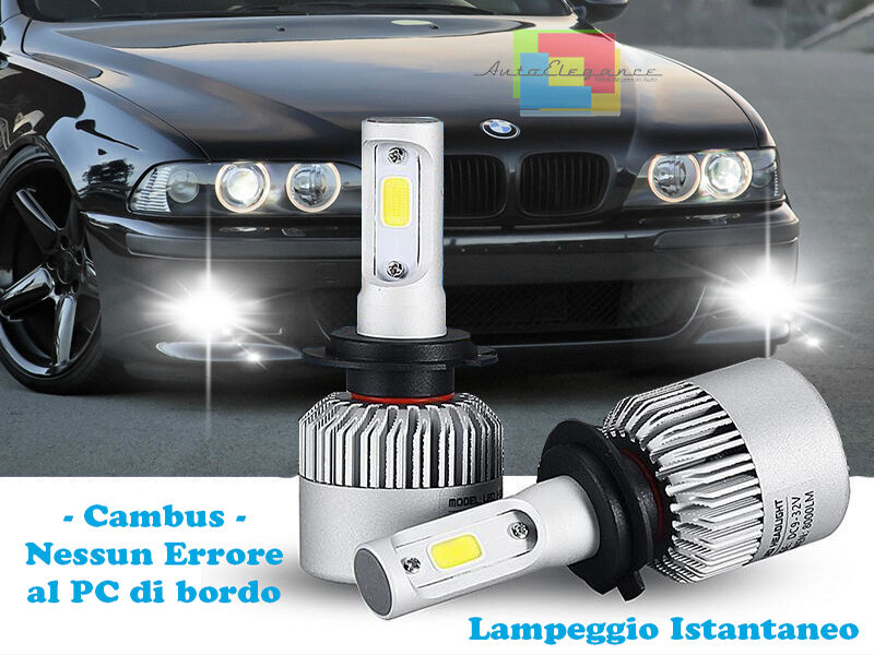 LAMPADE FENDINEBBIA A LED BMW SERIE 5 E39 97-04 CAMBUS BIANCO GHIACCIO