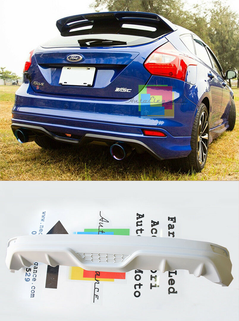 REAR DIFFUSER FOR FORD FOCUS III MK3 2011+ UNDER BUMPER ZETEC S