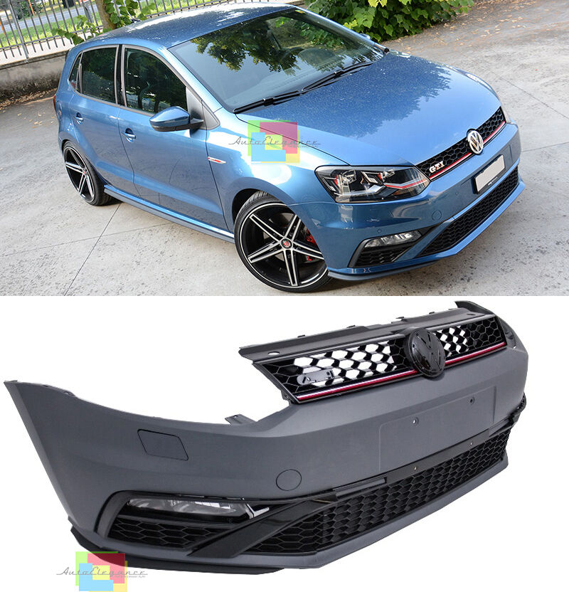 FRONT BUMPER FOR VW POLO 6R 6C 2009 ONWARDS - GTI DESIGN
