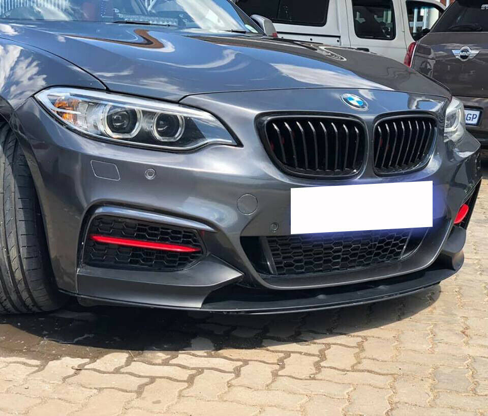 BMW SERIE 2 F22 2013-2016 SOTTO PARAURTI ANTERIORE ABS LOOK M SPORT OPACO AUTOELEGANCERICAMBI