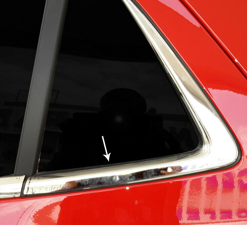 ADHESIVE MOLDINGS OPEL MOKKA / MOKKA CHROME WINDOW FRAMES STAINLESS STEEL