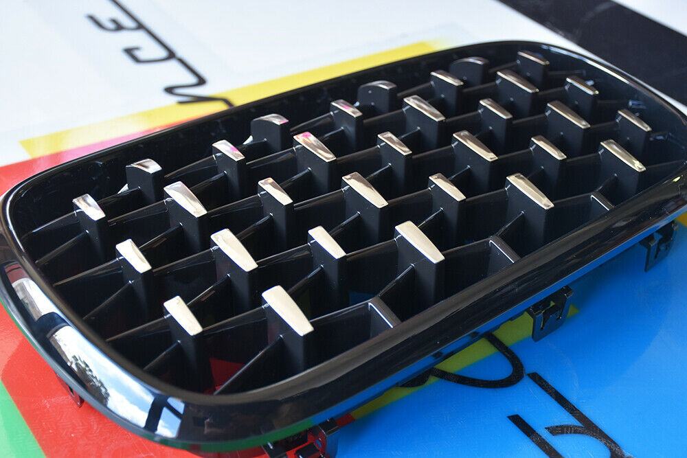 BMW X5 F15 X6 F16 GRIGLIA ANTERIORE NERA LOOK M DIAMANT EXCLUSIVE AUTOELEGANCERICAMBI