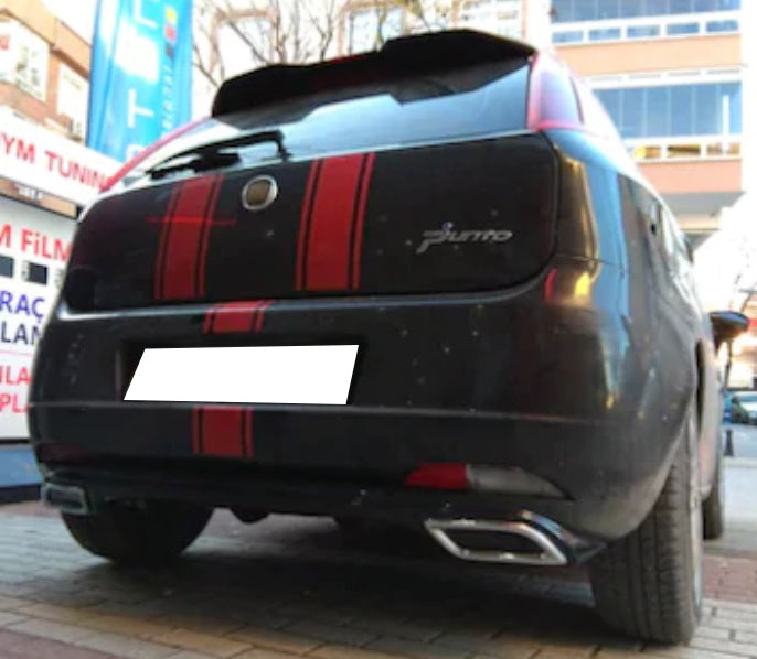 FIAT PUNTO / PUNTO EVO UNDER BUMPER DIFFUSER DIFFUSER OVAL TIP ABS