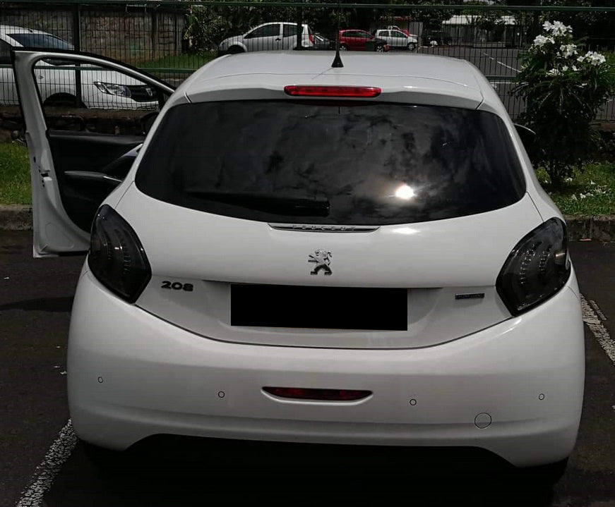 PEUGEOT 208 2012-2019 COPPIA FARI POSTERIORI LED LIGHTBAR FULL LED FUME