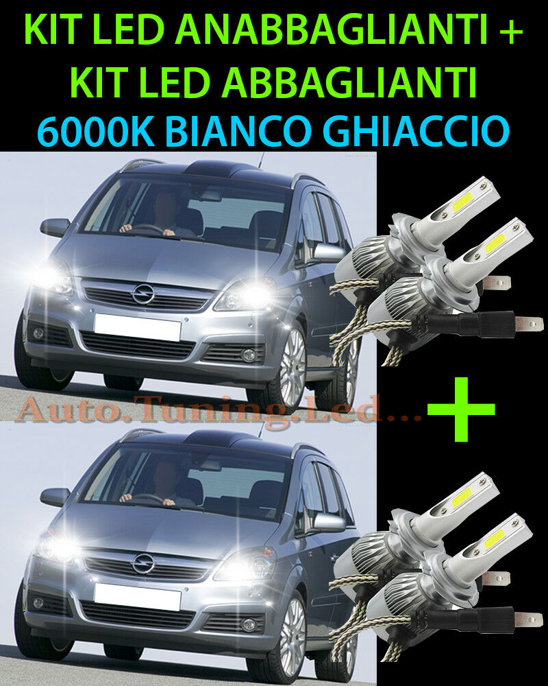 LED KIT HIGH BEAM & LOW BEAM LAMPS FOR OPEL ZAFIRA B 2005-2010 -.