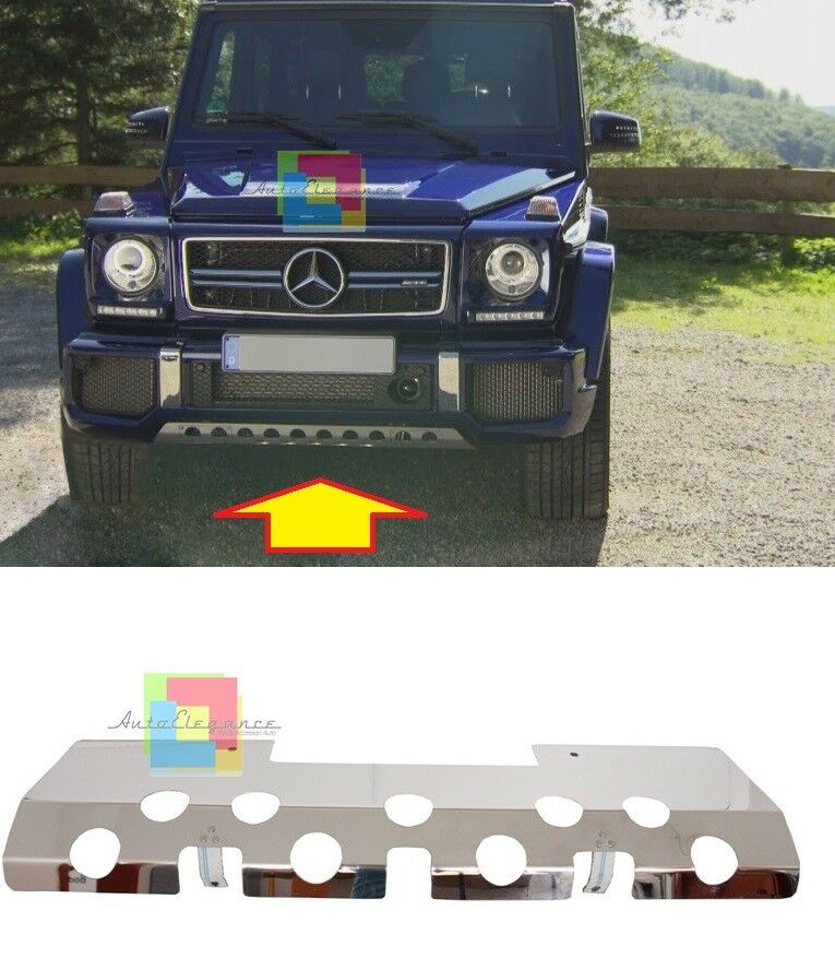 STEEL PLATE UNDER FRONT BUMPER MERCEDES G W463 1989+