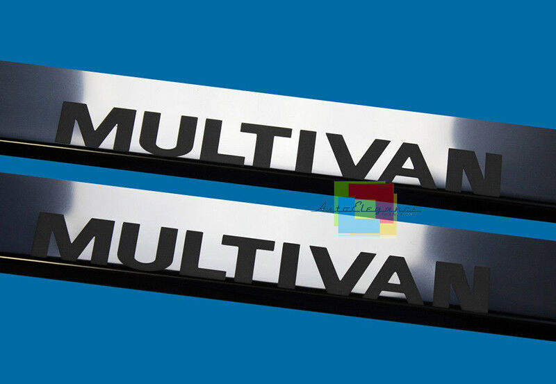 VW T5 MULTIVAN BATTITACCO ADESIVO CROMATI LOOK SPORTIVO 2 PEZZI