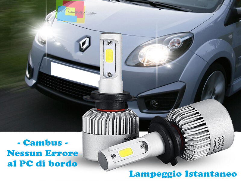 LAMPADE ABBAGLIANTI ANABBAGLIANTI LED RENAULT TWINGO II 07-13 ISTANTANEO CREE