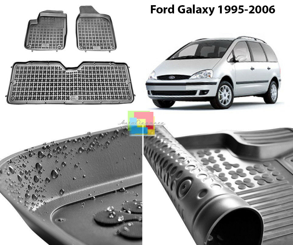 FORD GALAXY 1995-2006 RUBBER CAR MATS - TOP QUALITY MATS -1