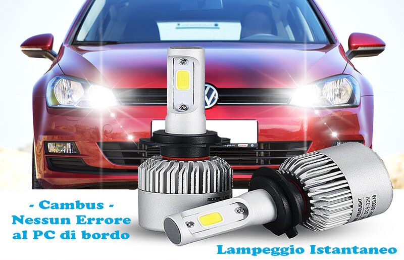 H15 CAMBUS LED DAYTIME HIGH BEAM LAMPS WHITE 6000K NO ERROR ----