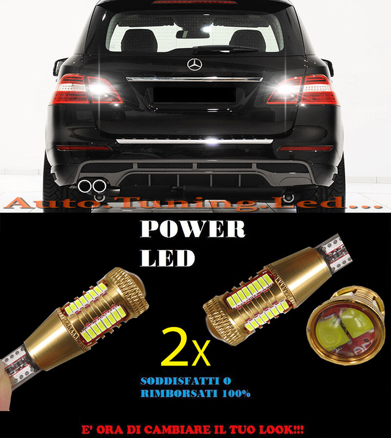 MERCEDES ML W166 LED REVERSING LIGHTS T15 W16W SUPER QUALITY NO ERROR