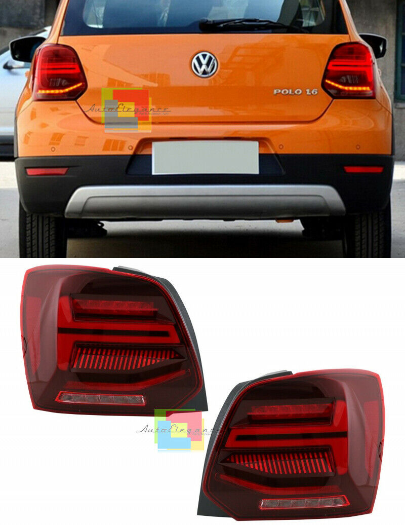 FARI POSTERIORI FRECCIA DINAMICA LED FANALI FULL LED VW POLO 6R 2009-2017